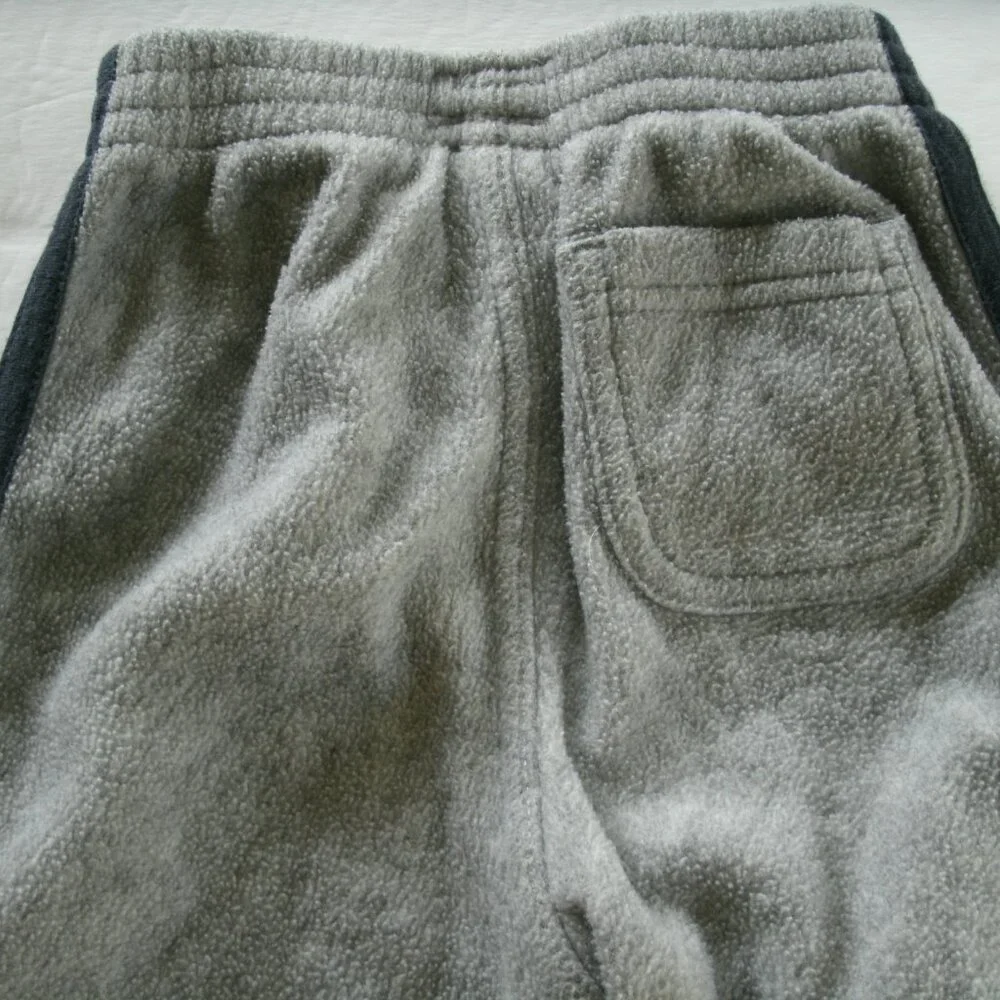 Oshkosh Boys Sweatpants Gray Fleece Elastic Waist Pull On 18 Months